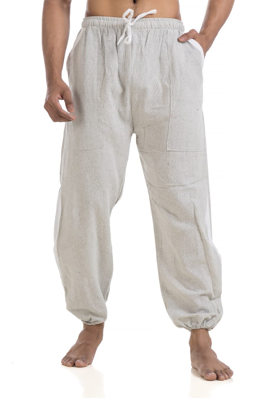 hallucination_cotton_pajama_hopper_harem_joggers_yoga_pant_men_grey_6