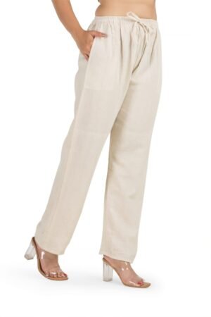 hallucination pure cotton pajama pant for women comfy palazzo lounge wear
