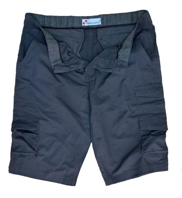 Hallucination Men’s 8 Pocket Cargo Shorts – Stretchable Cotton