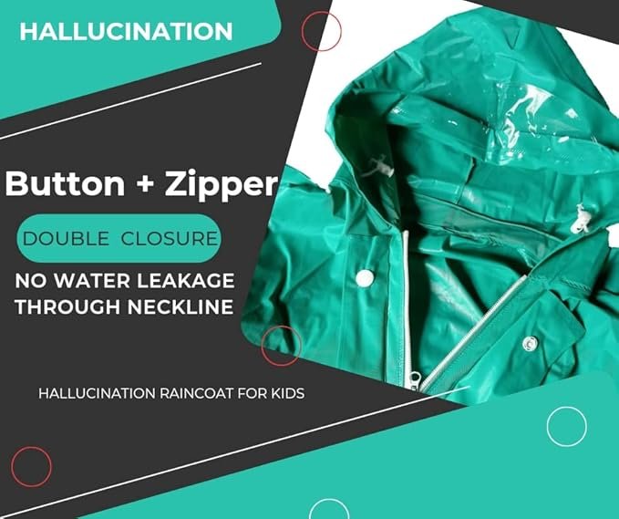 hallucination_raincoat_for Kids_jacket_pant_set_soft_pvc_plastic_green_3